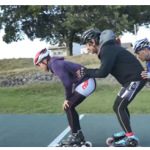 轮滑基础教程︱轮滑编队滑行规则介绍