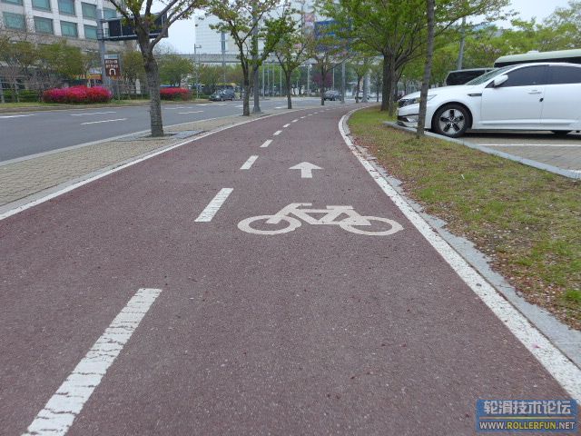 仁川的自行车轮滑道