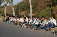 黄山学院大学生轮滑协会刷街活动图片