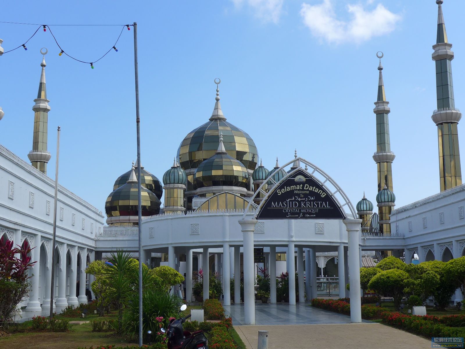 马来最美的水晶清真寺（Crystal Mosque）