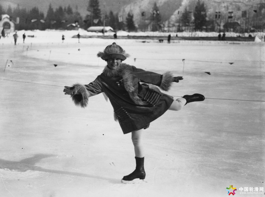 挪威花样滑冰运动员在1924年的首届冬奥会